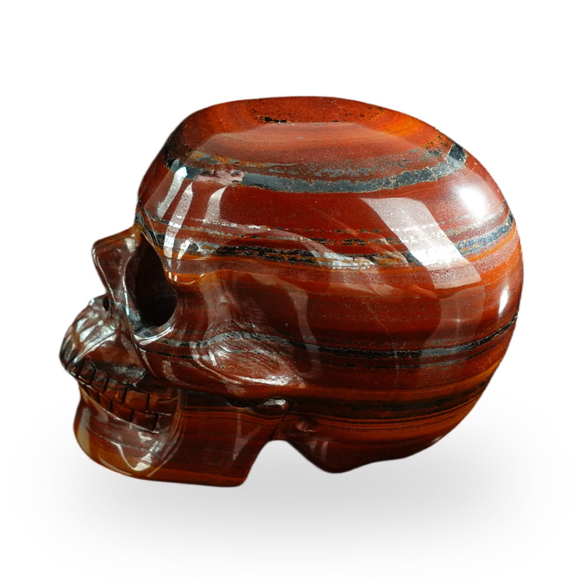Tiger Iron crystal skull 3" SKH30TI14 photo 6