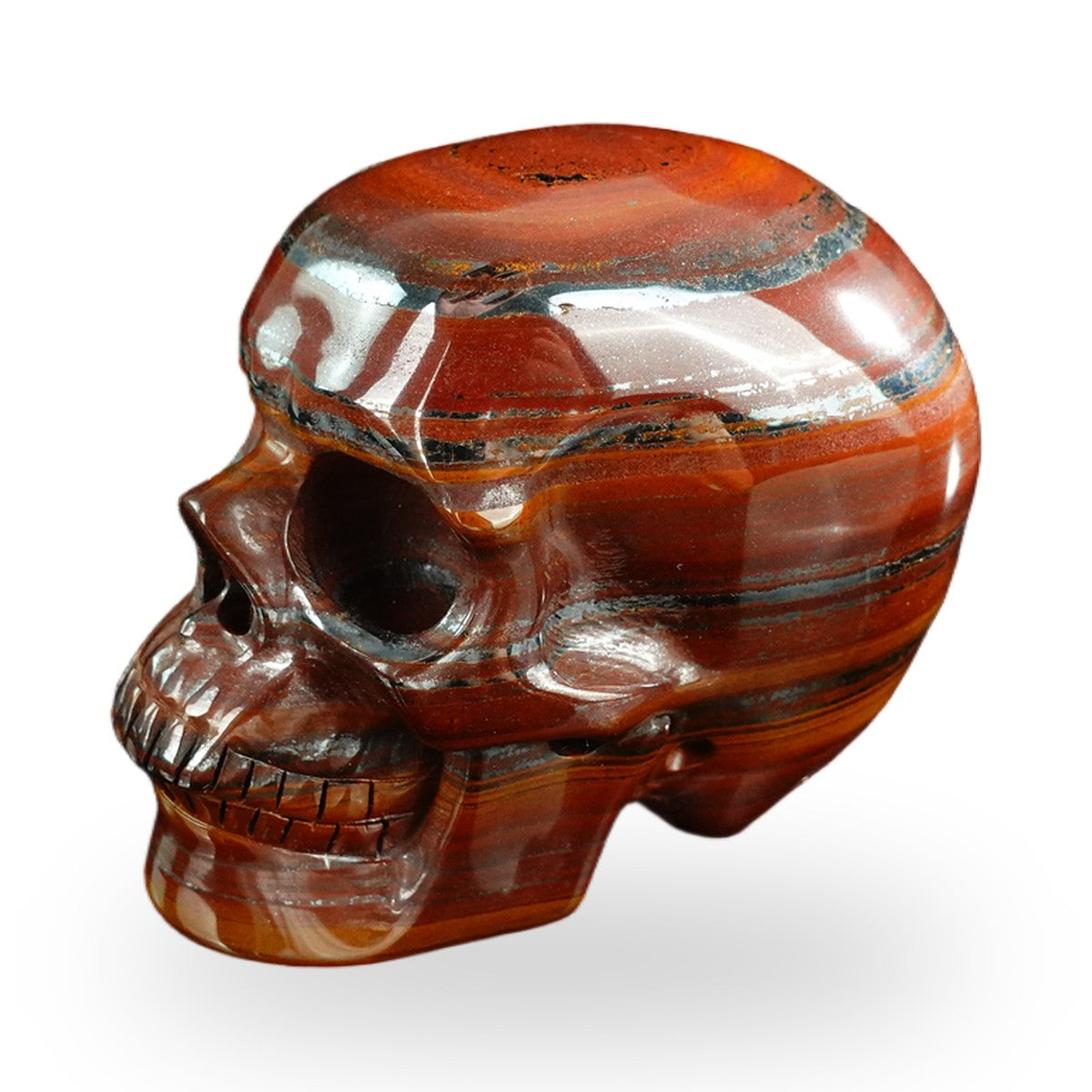 Tiger Iron crystal skull 3" SKH30TI14 photo 7