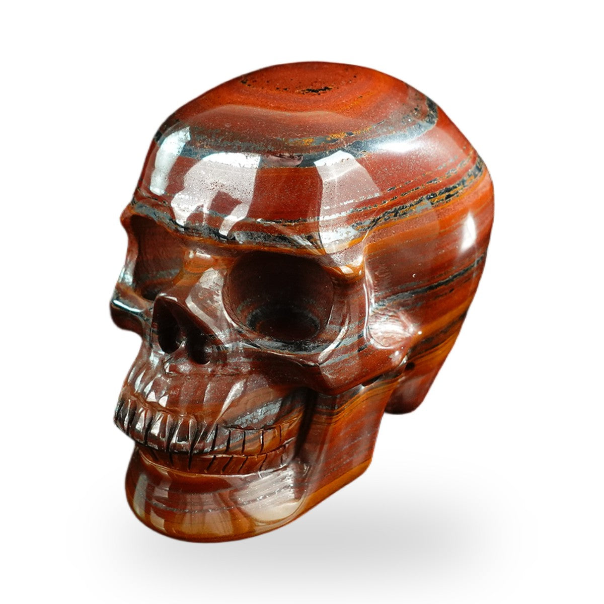 Tiger Iron crystal skull 3" SKH30TI14 photo 8