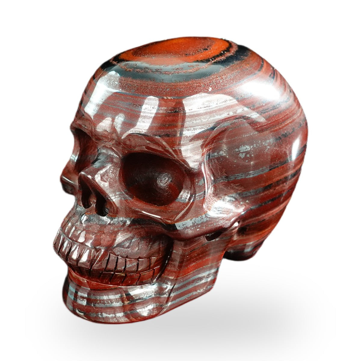 Tiger Iron crystal skull 3" SKH30TI15 photo 2