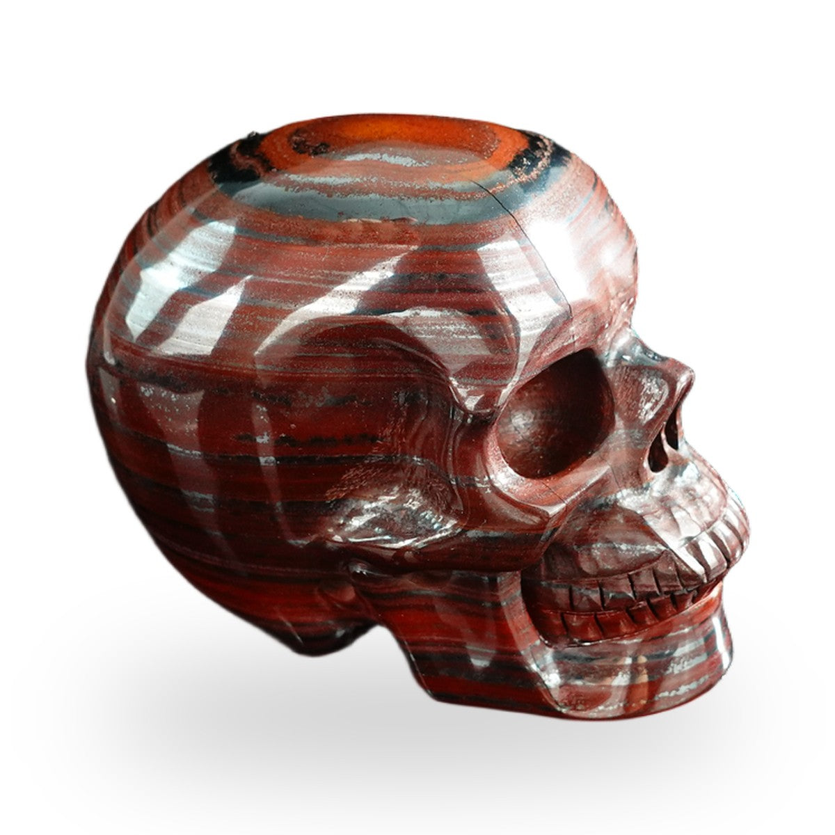 Tiger Iron crystal skull 3" SKH30TI15 photo 5