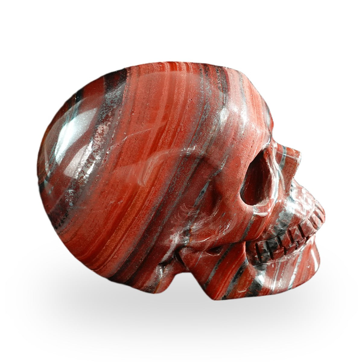 Tiger Iron crystal skull 3" SKH30TI16 photo 6