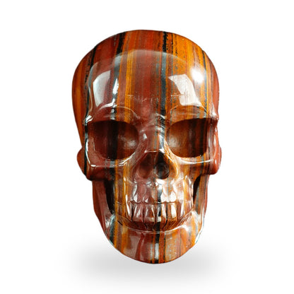 Tiger Iron crystal skull 3" SKH30TI17 photo 1