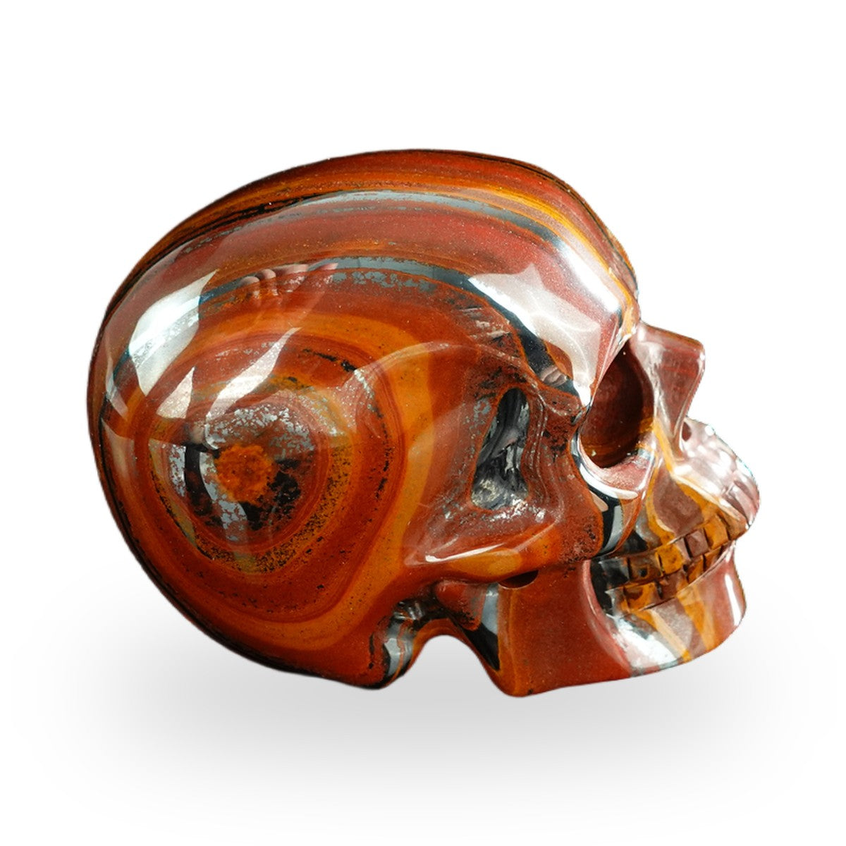 Tiger Iron crystal skull 3" SKH30TI17 photo 5
