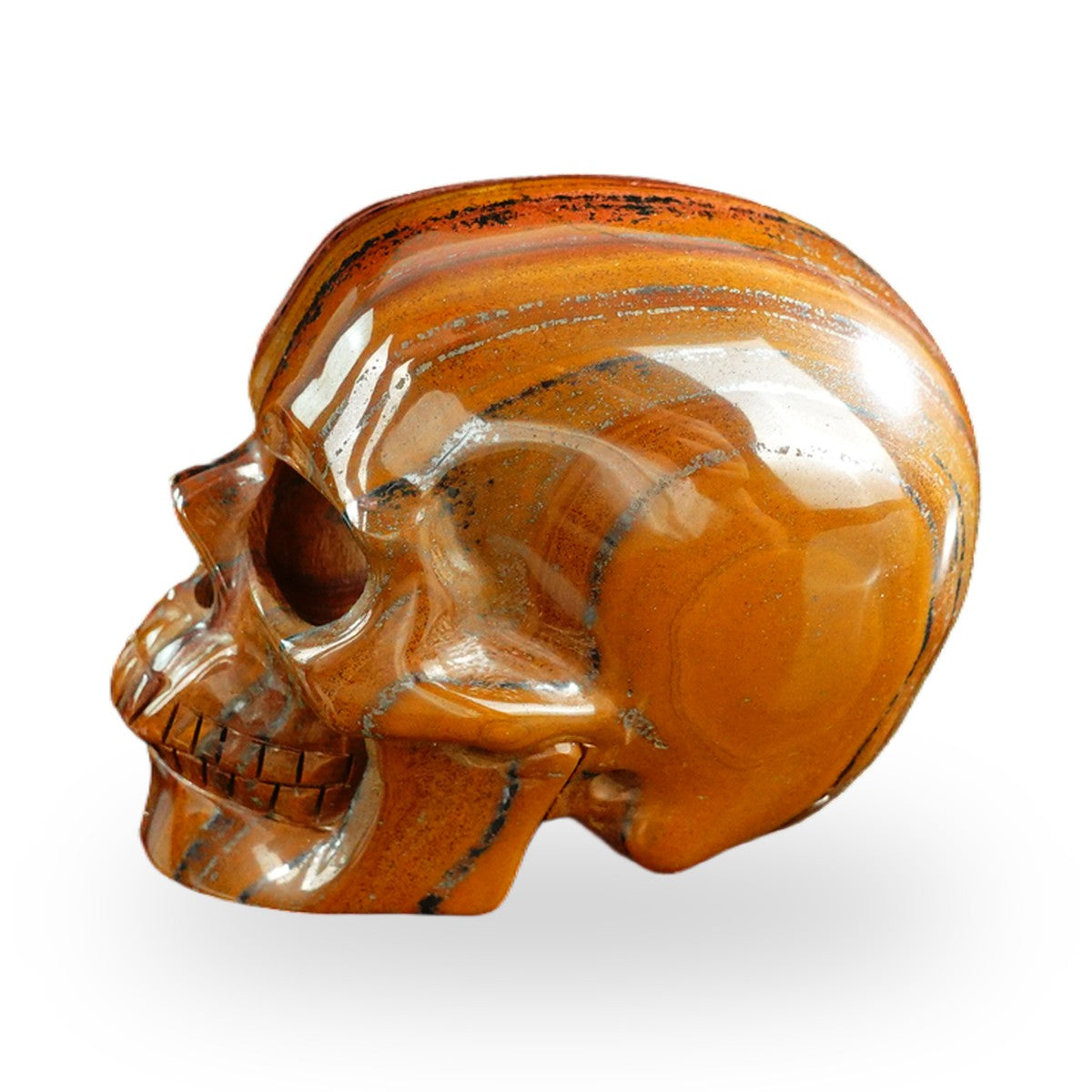 Tiger Iron crystal skull 3" SKH30TI18 photo 6