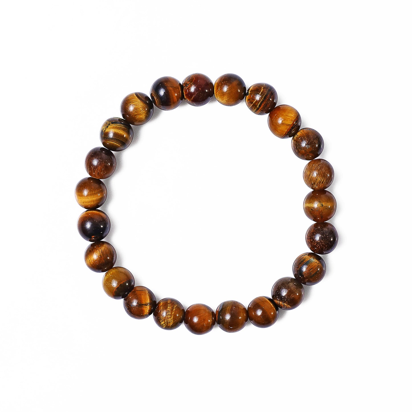 Natural Tiger Iron Eye Beads Bracelet,Healing Energy Bracelet,Handcrafted Gift