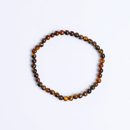 Natural Tiger Iron Eye Beads Bracelet,Healing Energy Bracelet,Handcrafted Gift