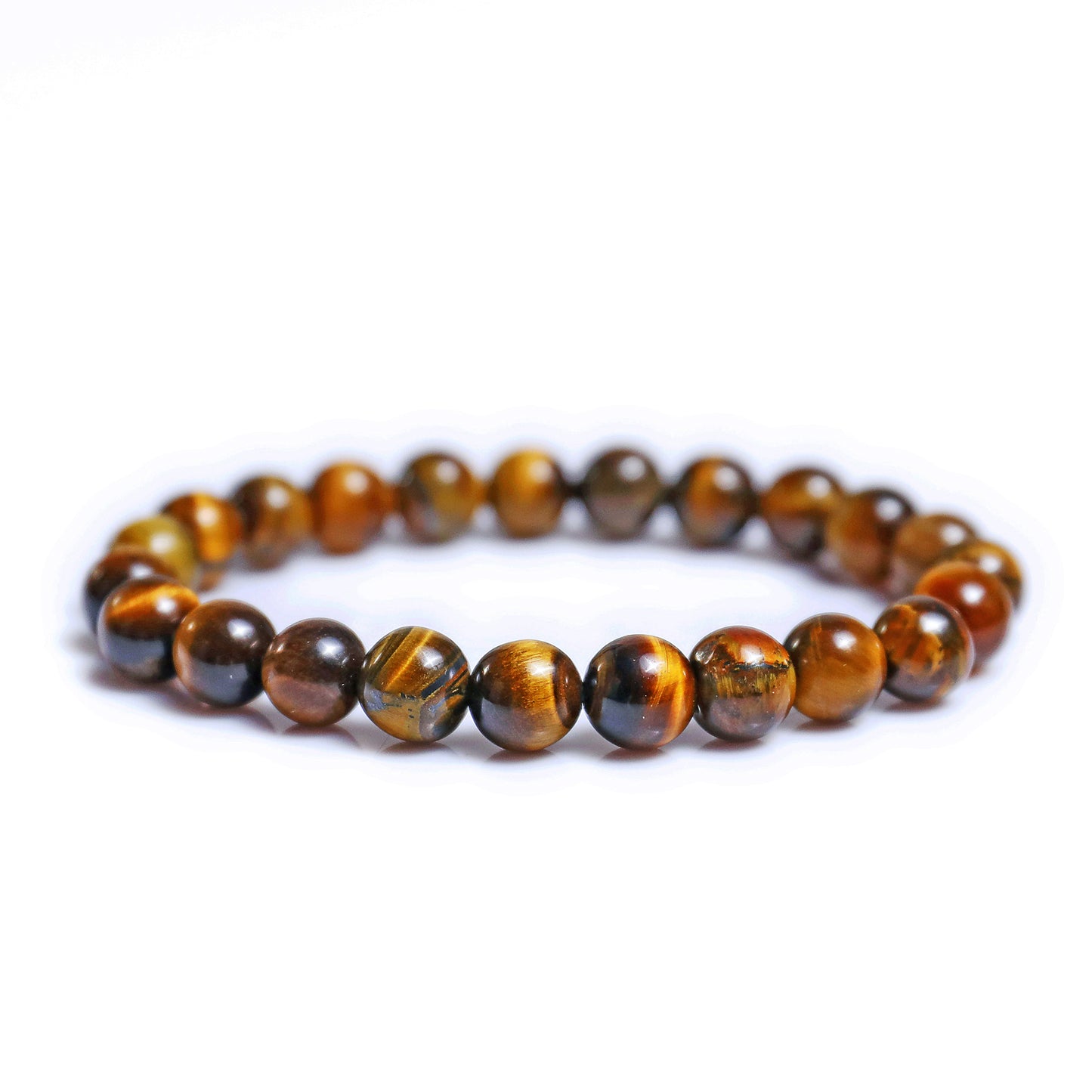 Natural Tiger Iron Eye Beads Bracelet,Healing Energy Bracelet,Handcrafted Gift