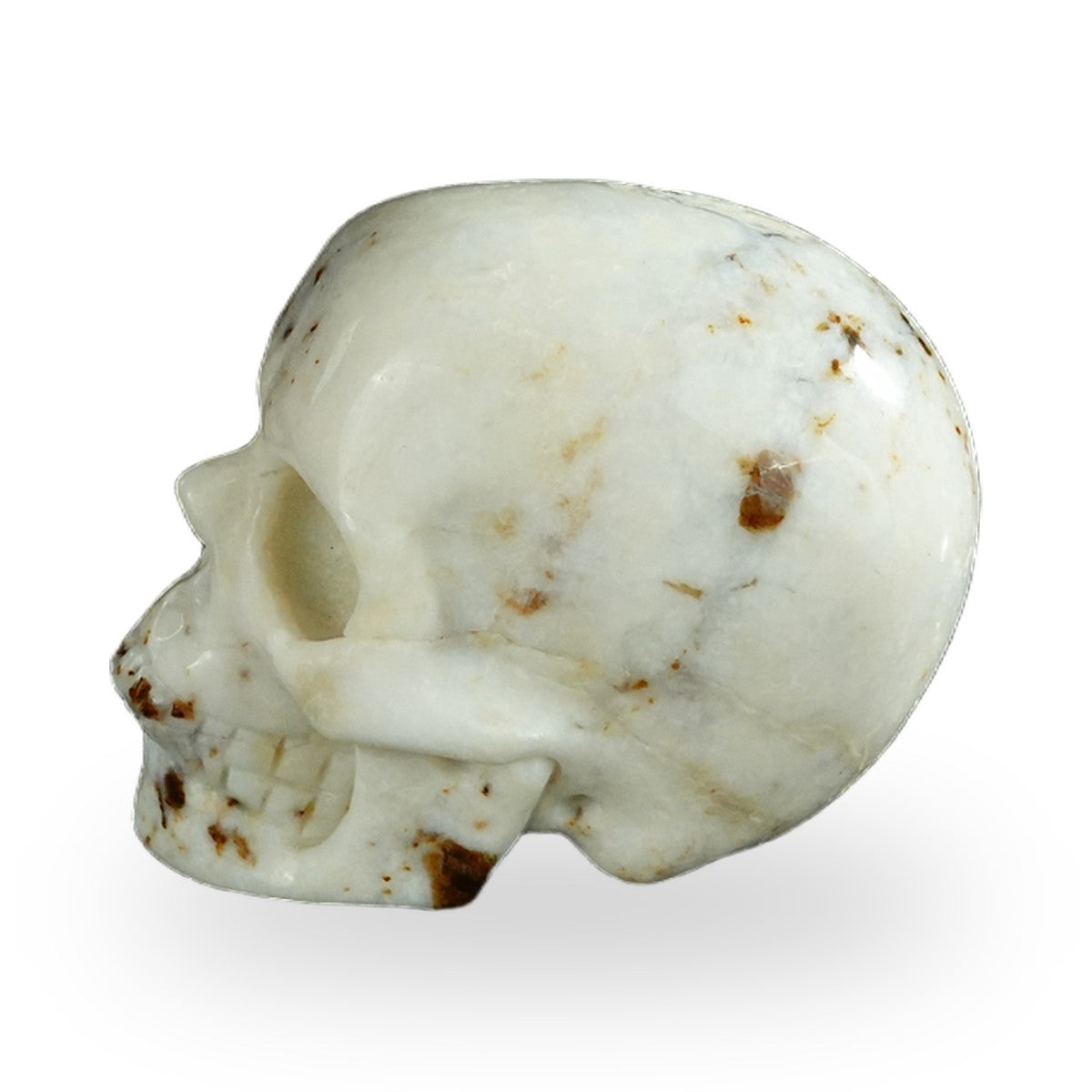 White Opal crystal skull 2.2" SKH20WO01 view 6