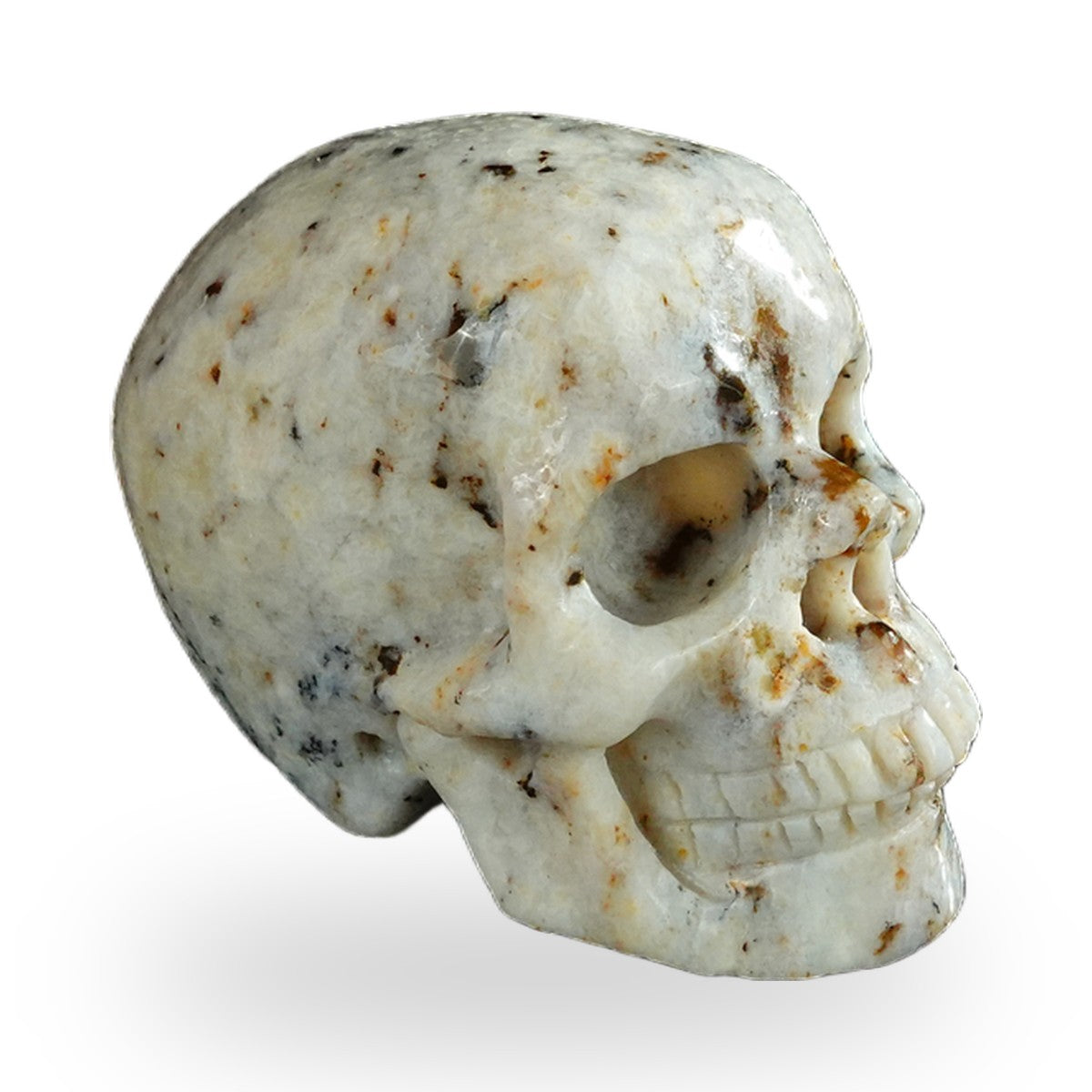 White Opal crystal skull 2.2" SKH20WO02 photo 3