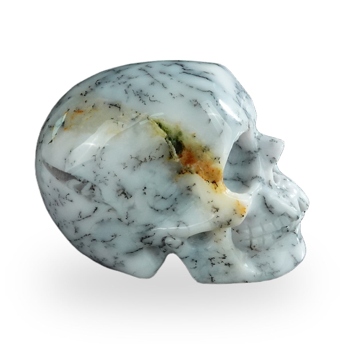 White Opal crystal skull 2.2" SKH20WO03 photo 4