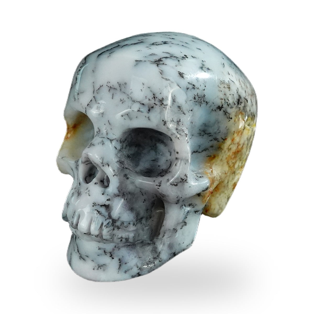 White Opal crystal skull 2.2" SKH20WO03 photo 8