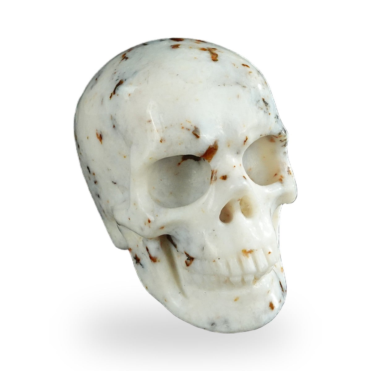 White Opal crystal skull 2.2" SKH20WO05 photo 2