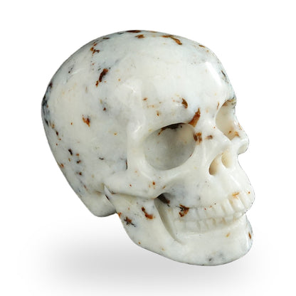 White Opal crystal skull 2.2" SKH20WO05 photo 3