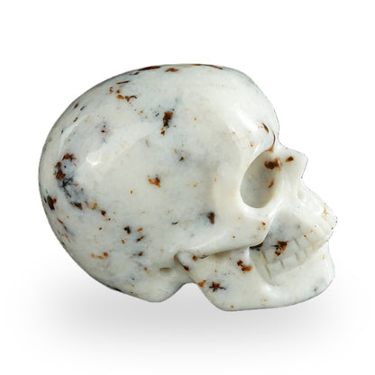 White Opal crystal skull 2.2" SKH20WO05 photo 4