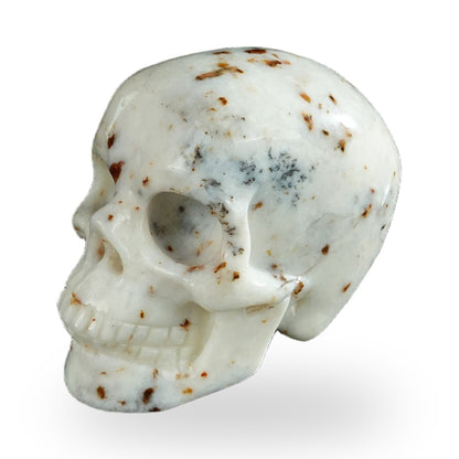 White Opal crystal skull 2.2" SKH20WO05 photo 7