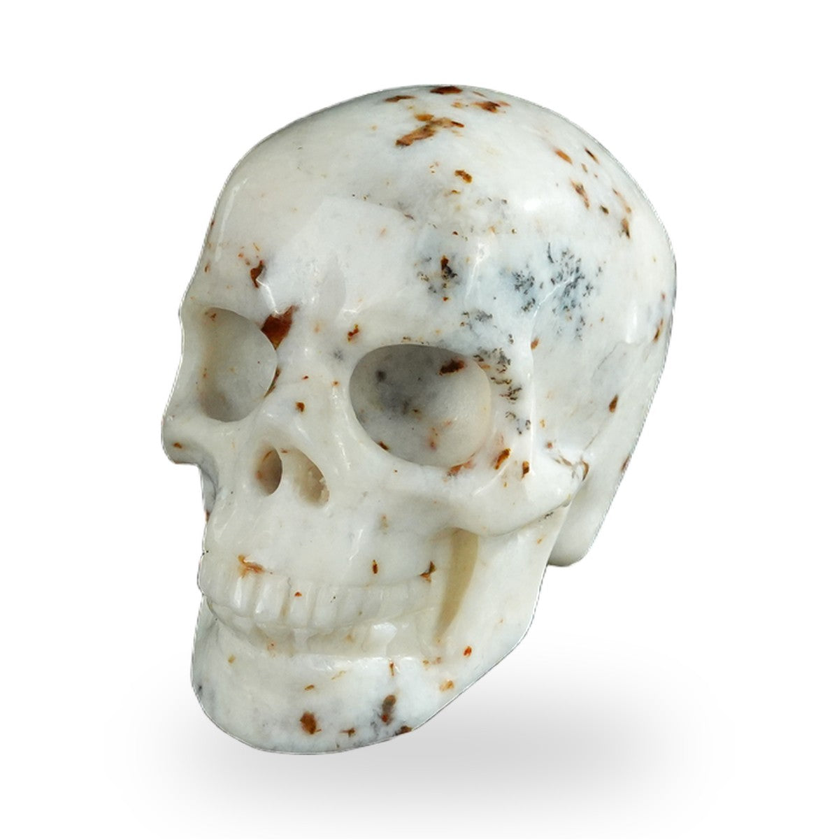 White Opal crystal skull 2.2" SKH20WO05 photo 8
