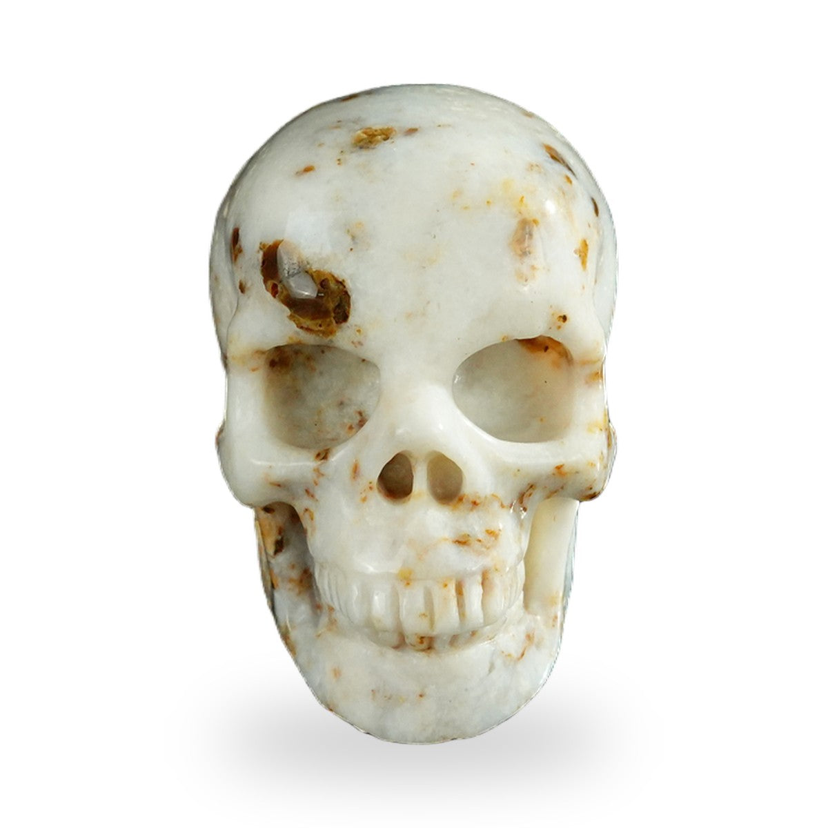 White Opal crystal skull 2.2" SKH20WO06 photo 1
