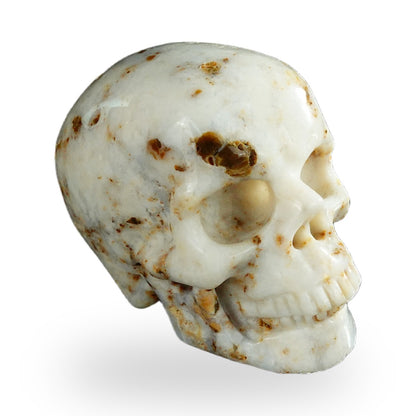 White Opal crystal skull 2.2" SKH20WO06 photo 3
