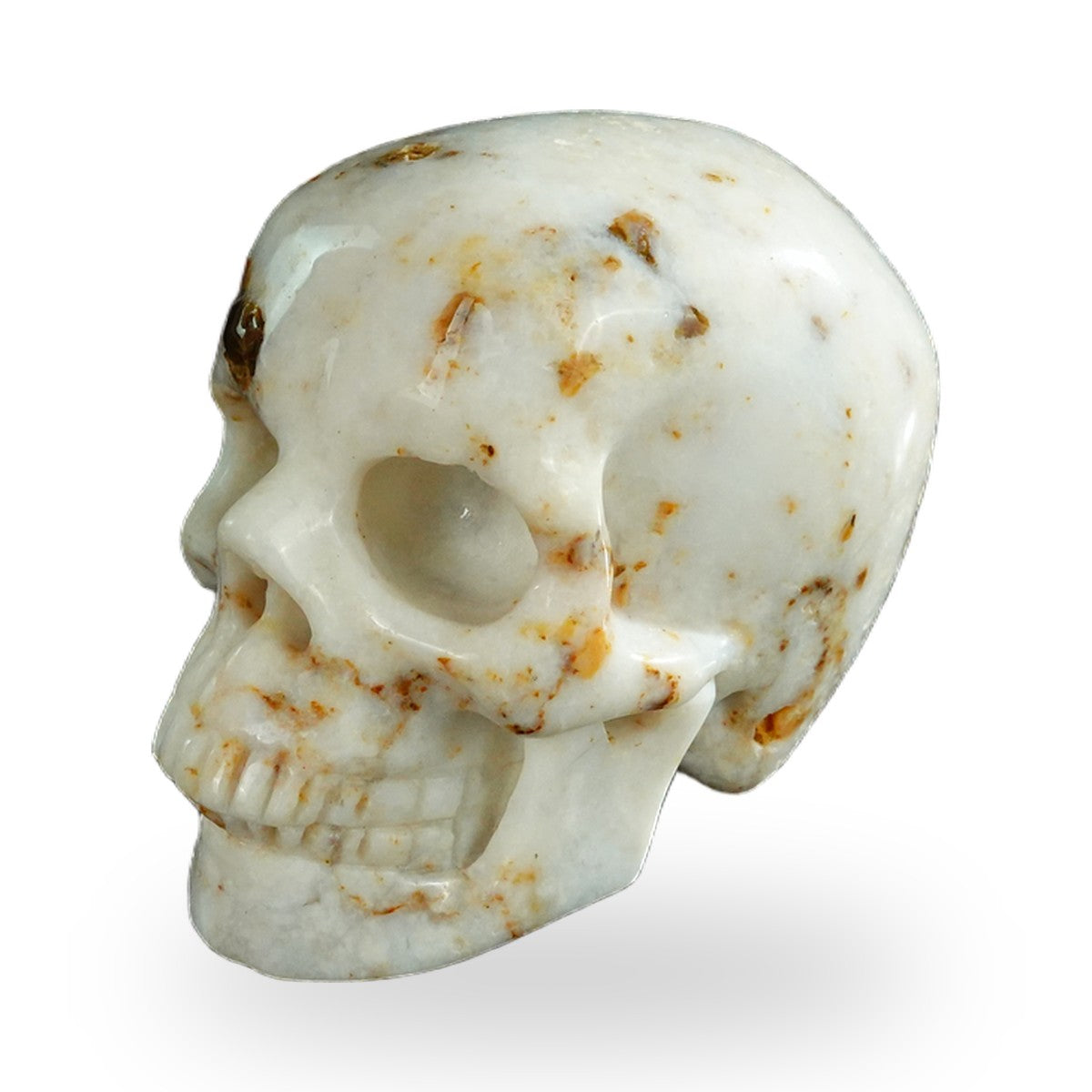 White Opal crystal skull 2.2" SKH20WO06 photo 7