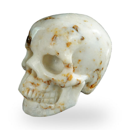 White Opal crystal skull 2.2" SKH20WO06 photo 7
