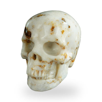 White Opal crystal skull 2.2" SKH20WO06 photo 8