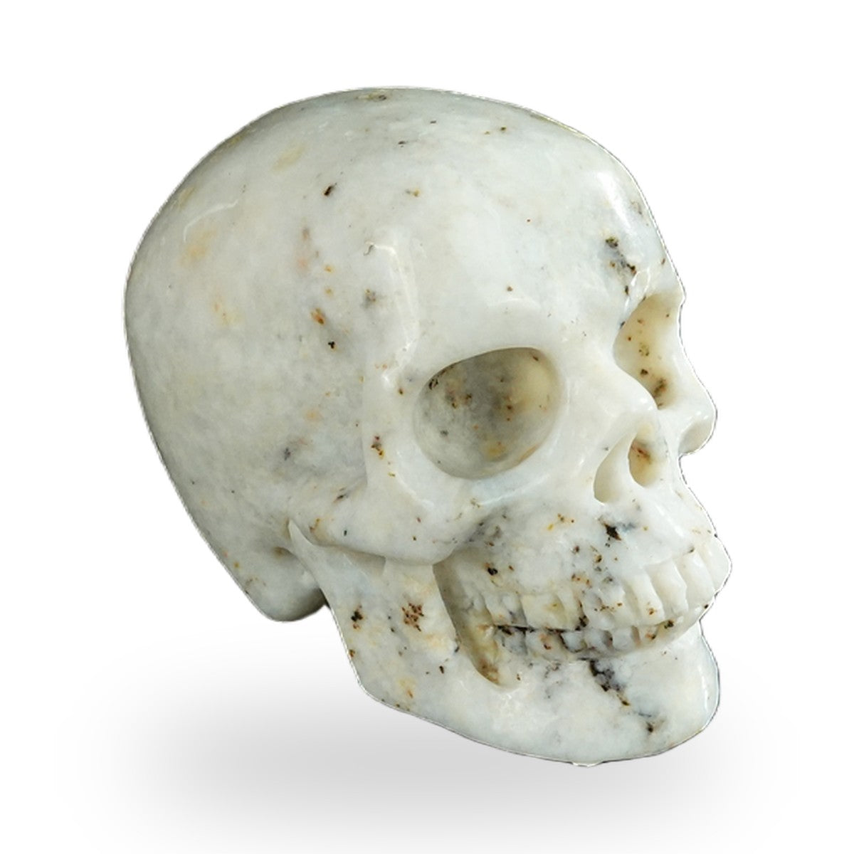 White Opal crystal skull 2.2" SKH20WO08 photo 3