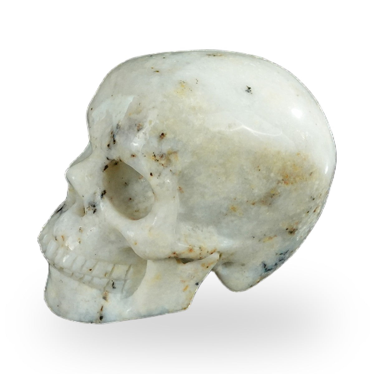 White Opal crystal skull 2.2" SKH20WO08 photo 7