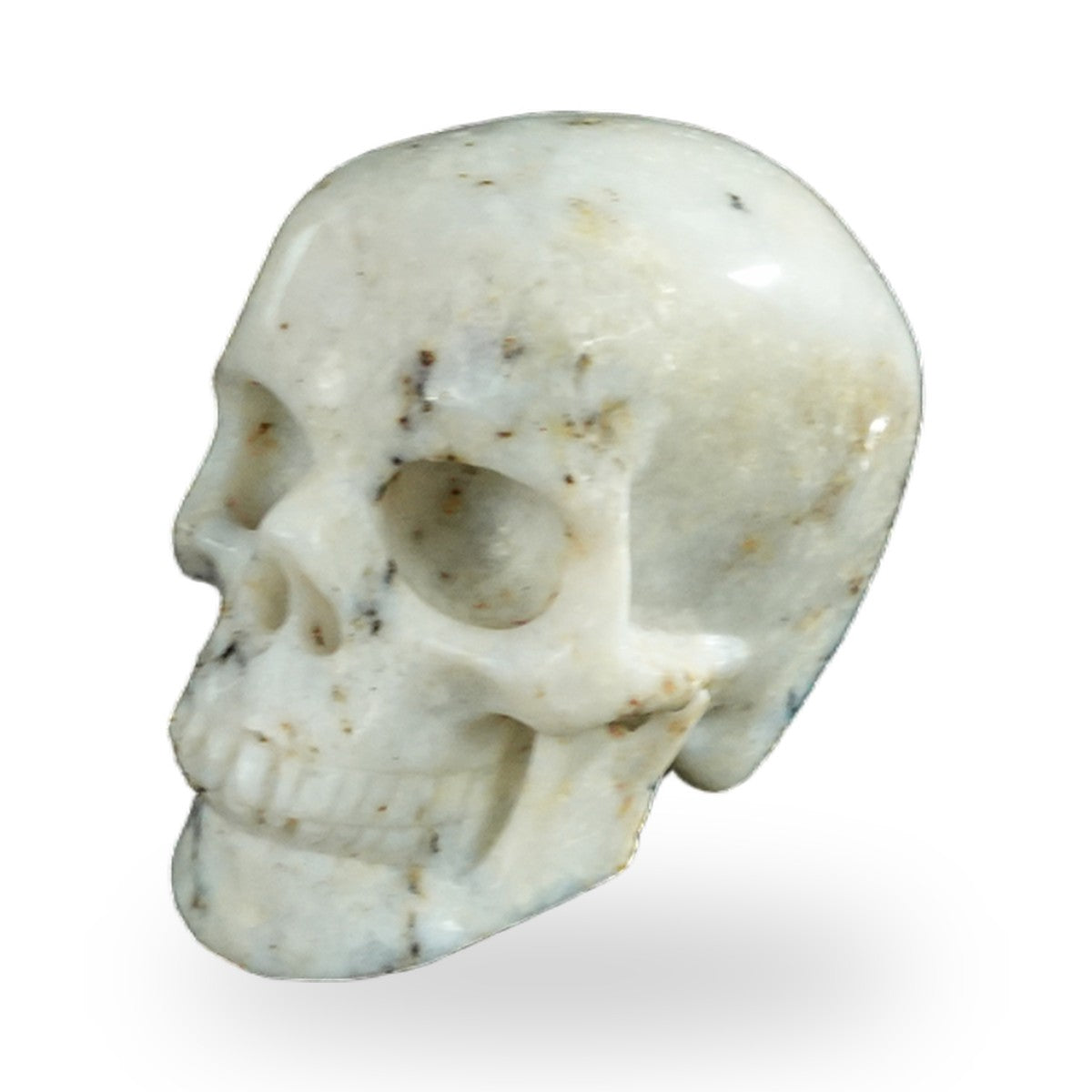 White Opal crystal skull 2.2" SKH20WO08 photo 8