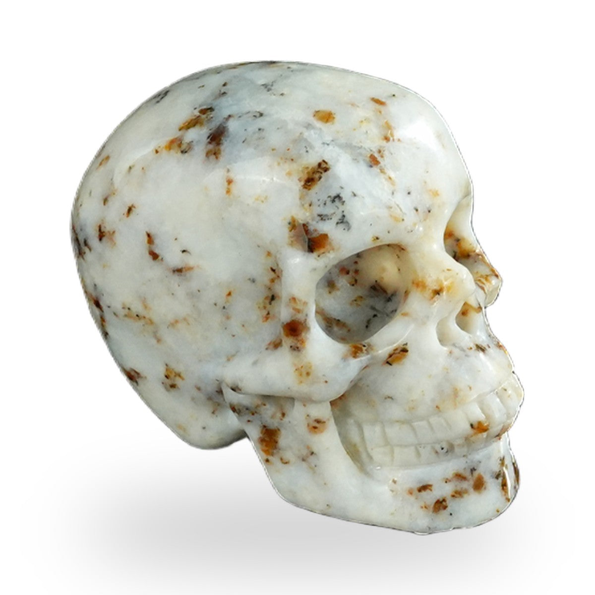 White Opal crystal skull 2.2" SKH20WO09 photo 3