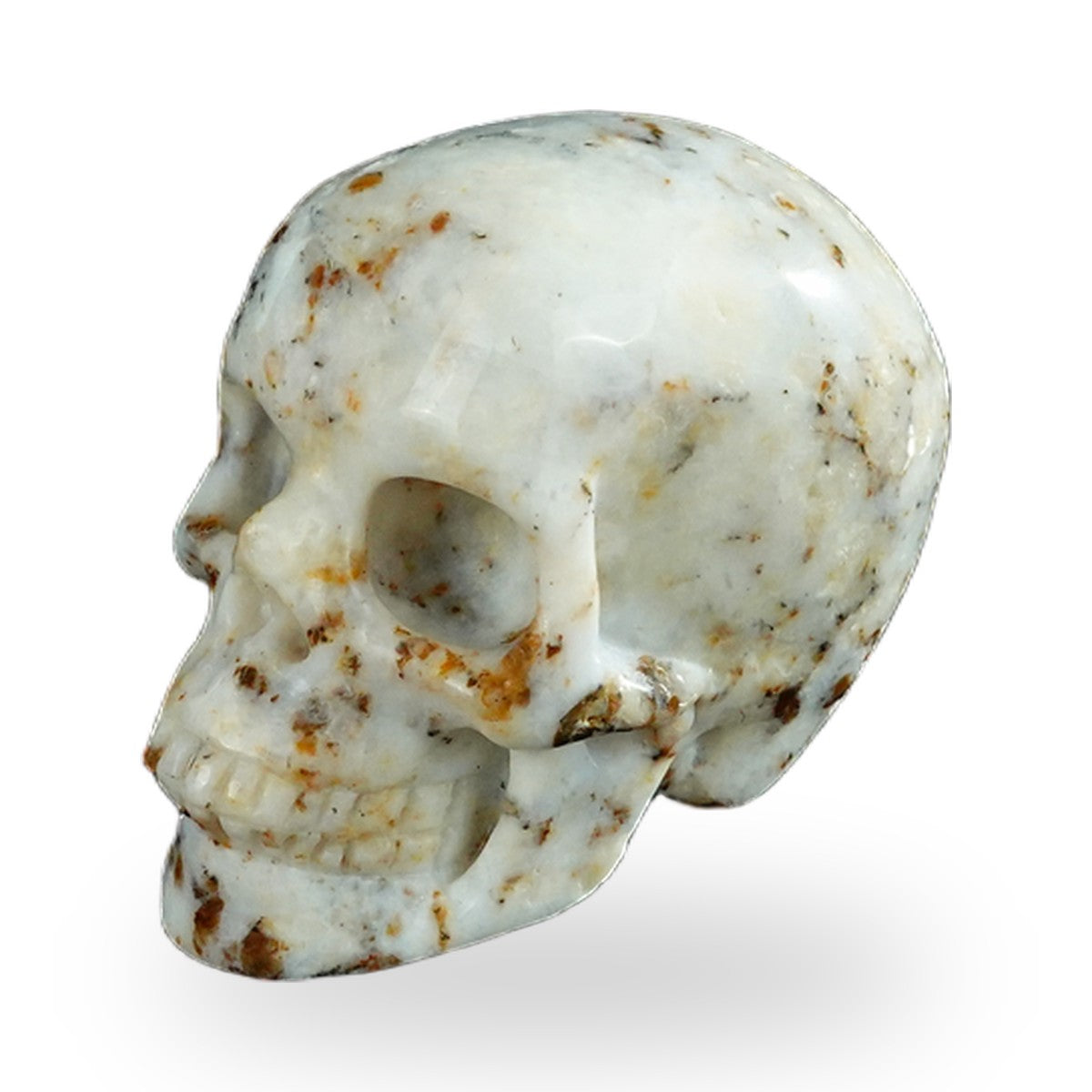 White Opal crystal skull 2.2" SKH20WO09 photo 7