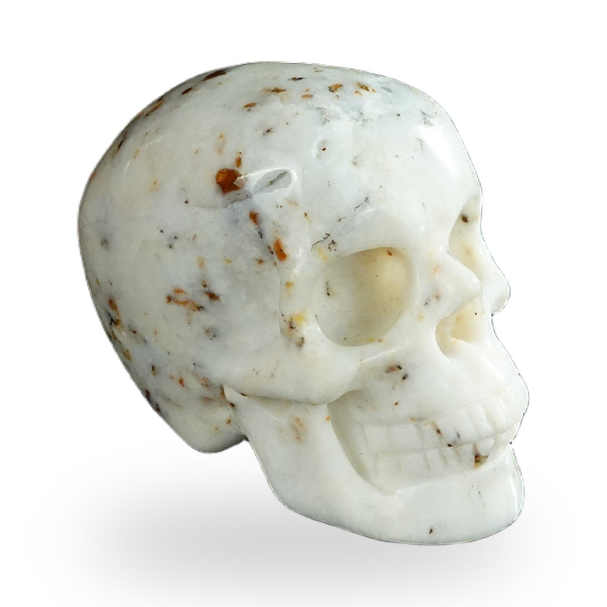 White Opal crystal skull 2.2" SKH20WO11 photo 3