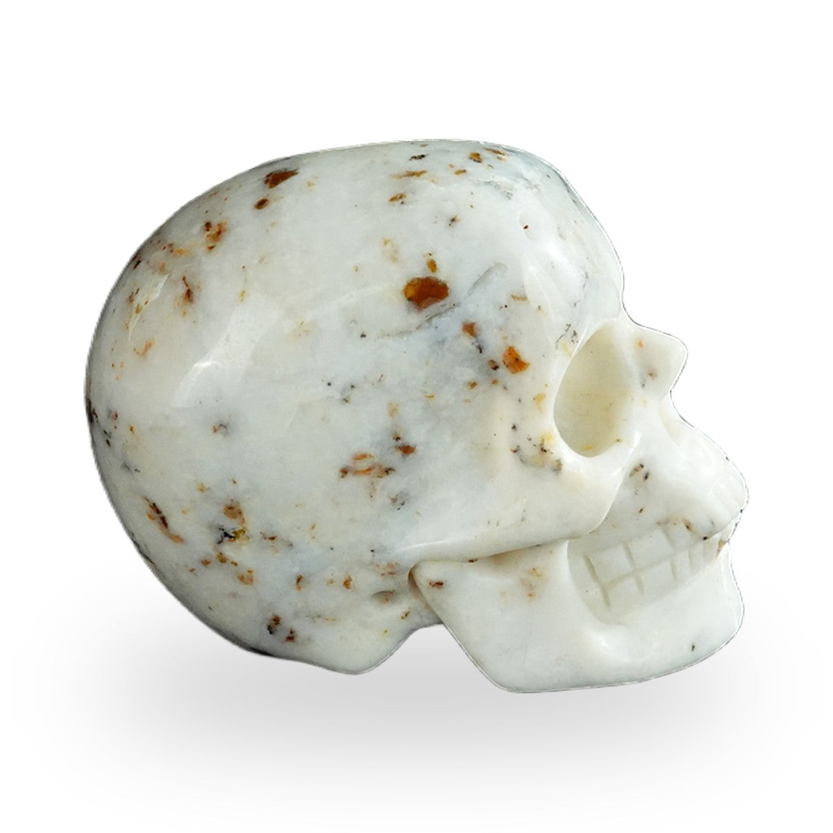 White Opal crystal skull 2.2" SKH20WO11 photo 4