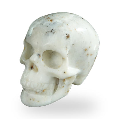 White Opal crystal skull 2.2" SKH20WO11 photo 7