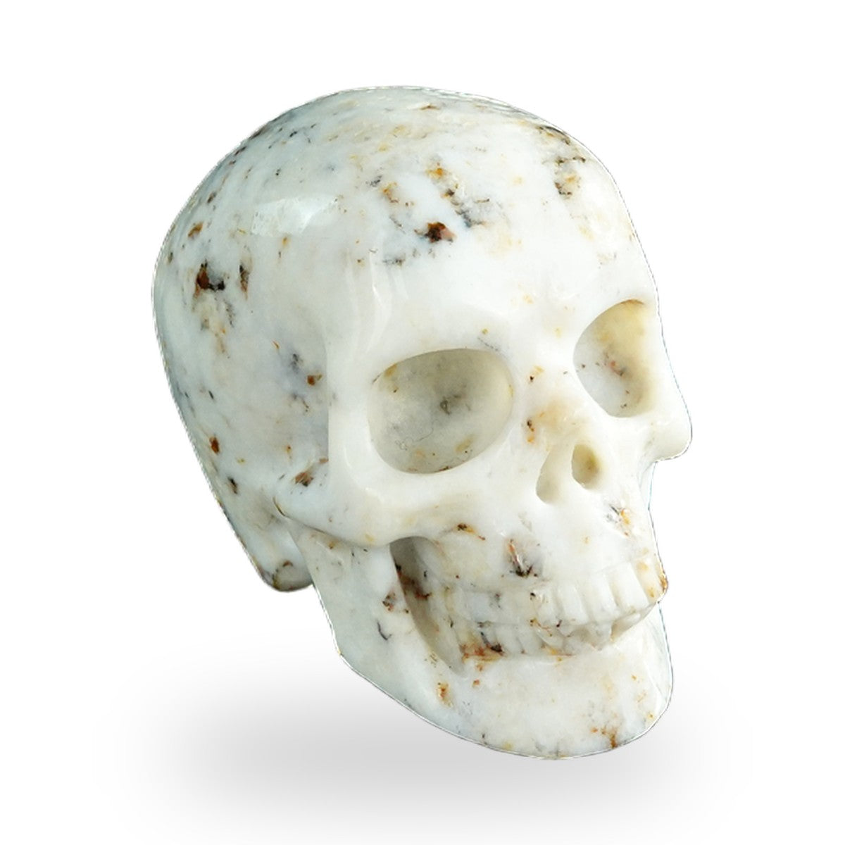 White Opal crystal skull 2.2" SKH20WO12 photo 3