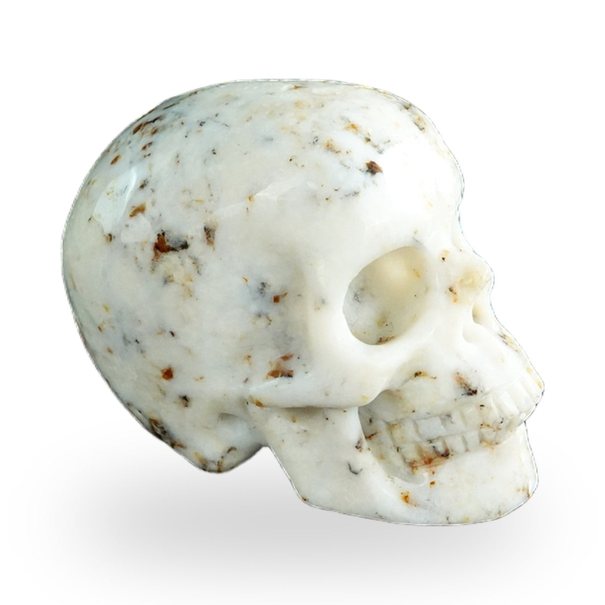 White Opal crystal skull 2.2" SKH20WO12 photo 4