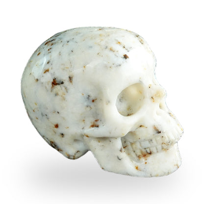White Opal crystal skull 2.2" SKH20WO12 photo 4