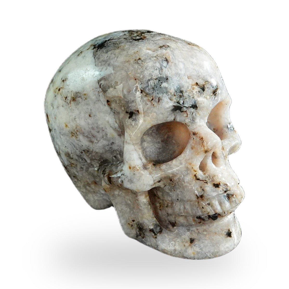 White Opal crystal skull 2.2" SKH20WO13 photo 3
