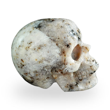 White Opal crystal skull 2.2" SKH20WO13 photo 4