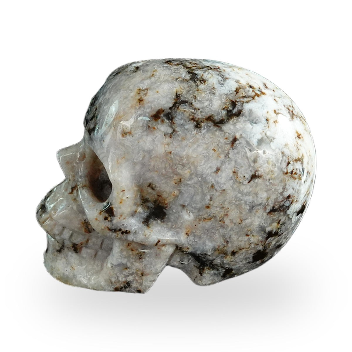White Opal crystal skull 2.2" SKH20WO13 photo 6