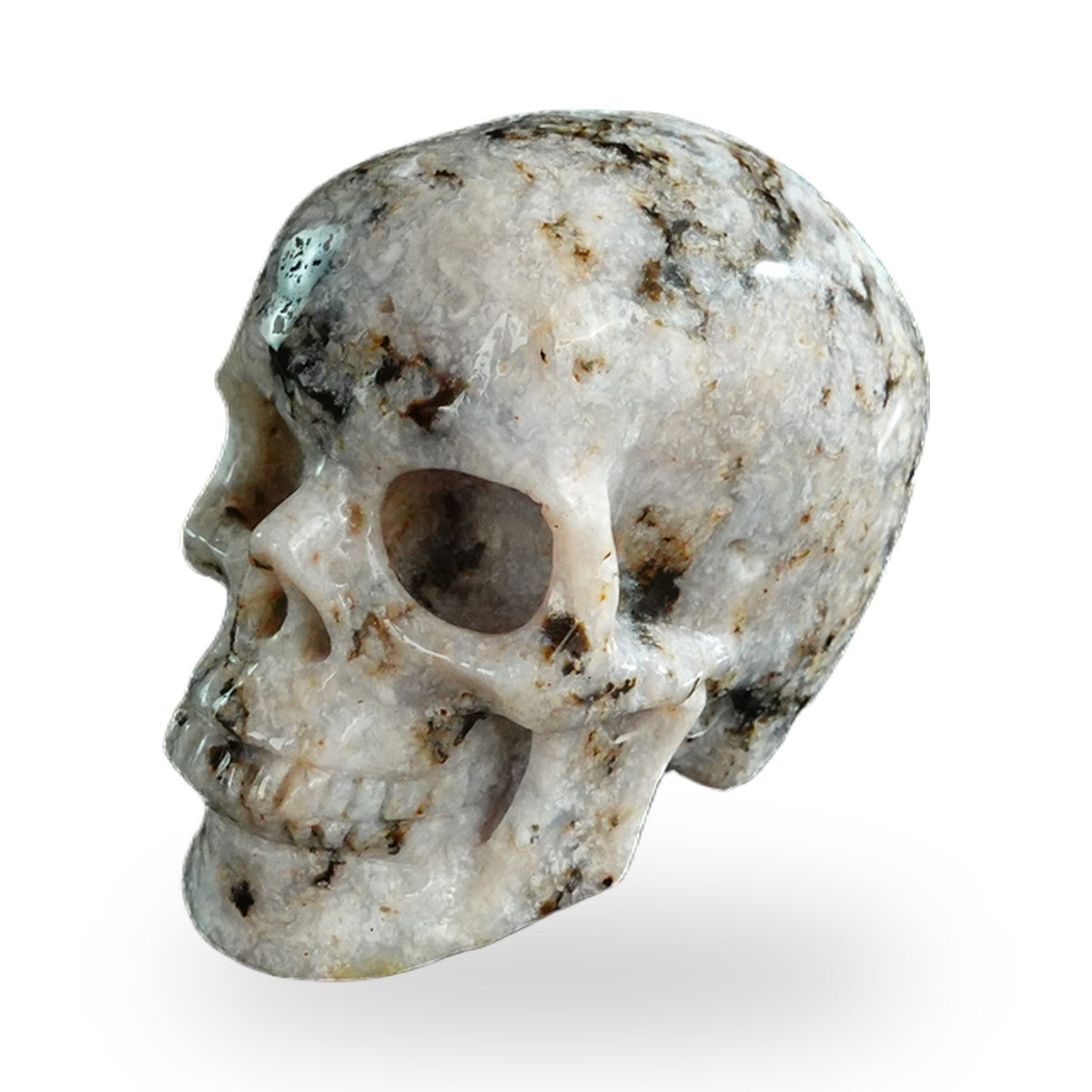 White Opal crystal skull 2.2" SKH20WO13 photo 7