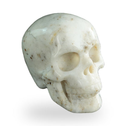 White Opal crystal skull 2.2" SKH20WO14 photo 3