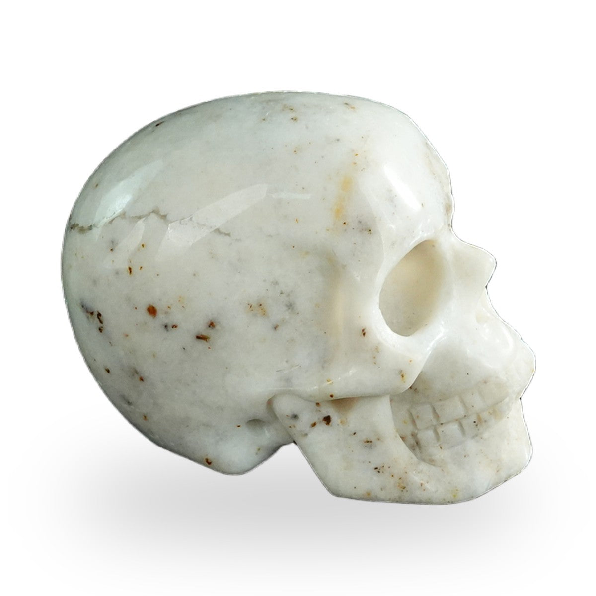 White Opal crystal skull 2.2" SKH20WO14 photo 4