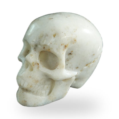 White Opal crystal skull 2.2" SKH20WO14 photo 7