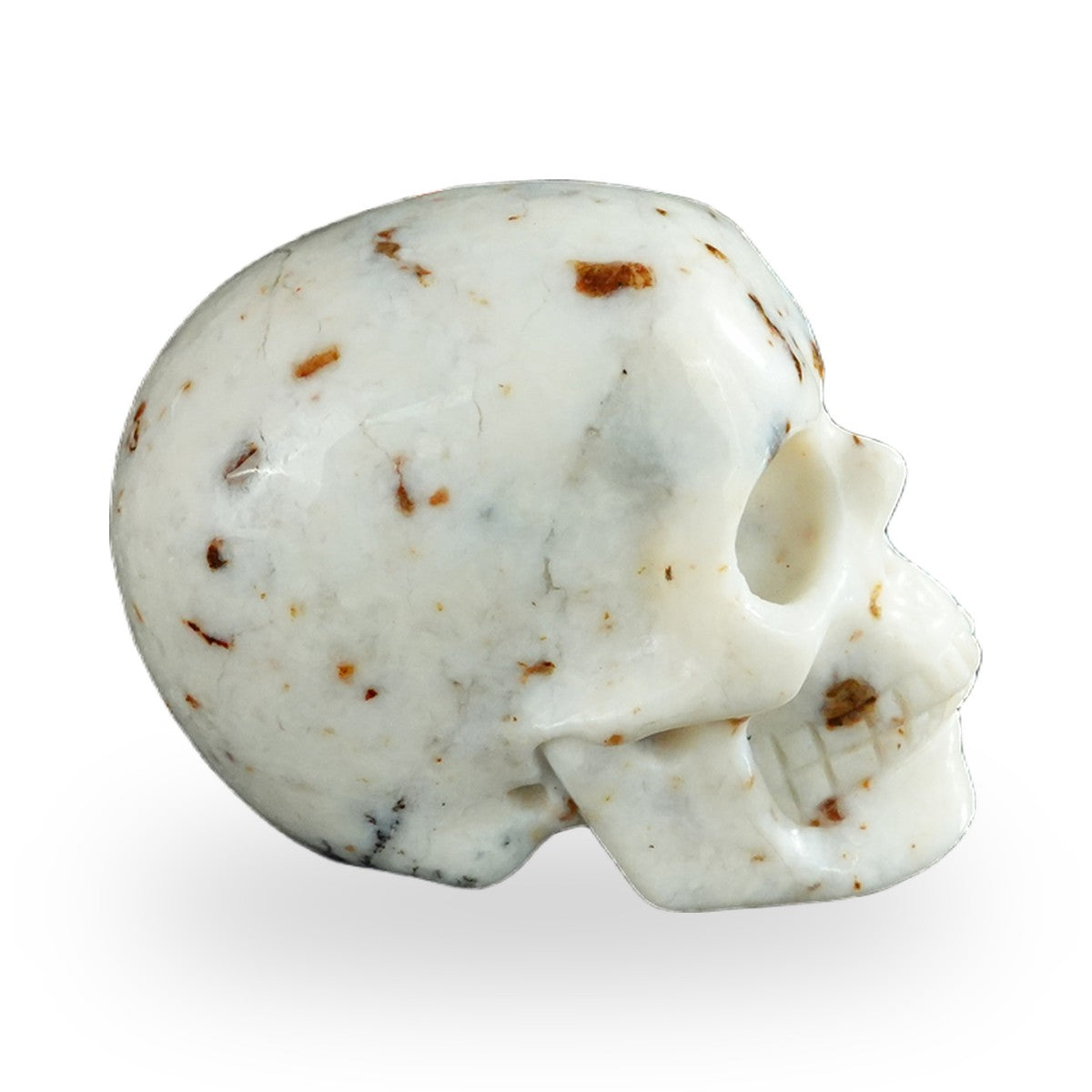 White Opal crystal skull 2.2" SKH20WO15 photo 5