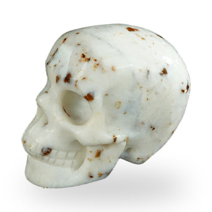 White Opal crystal skull 2.2" SKH20WO15 photo 7