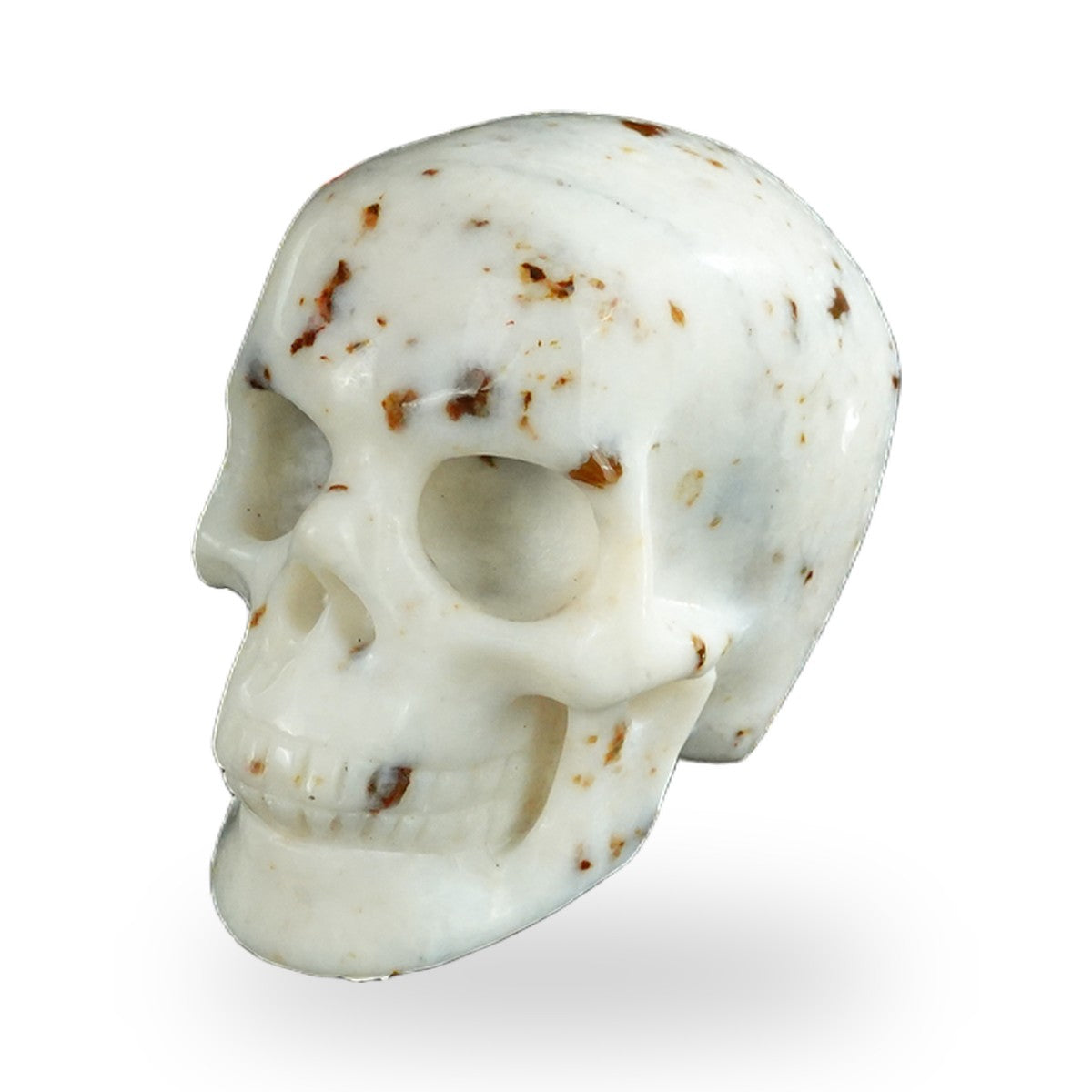White Opal crystal skull 2.2" SKH20WO15 photo 8