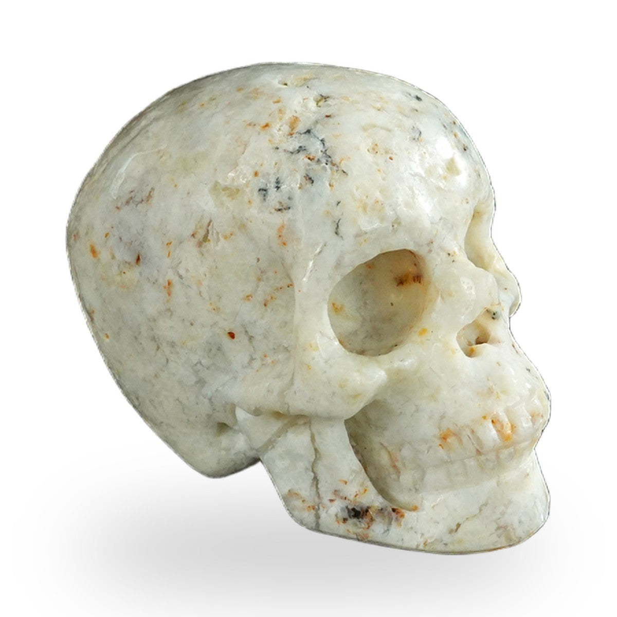 White Opal crystal skull 2.2" SKH20WO16 photo 3