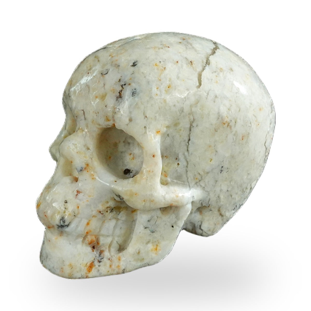 White Opal crystal skull 2.2" SKH20WO16 photo 7