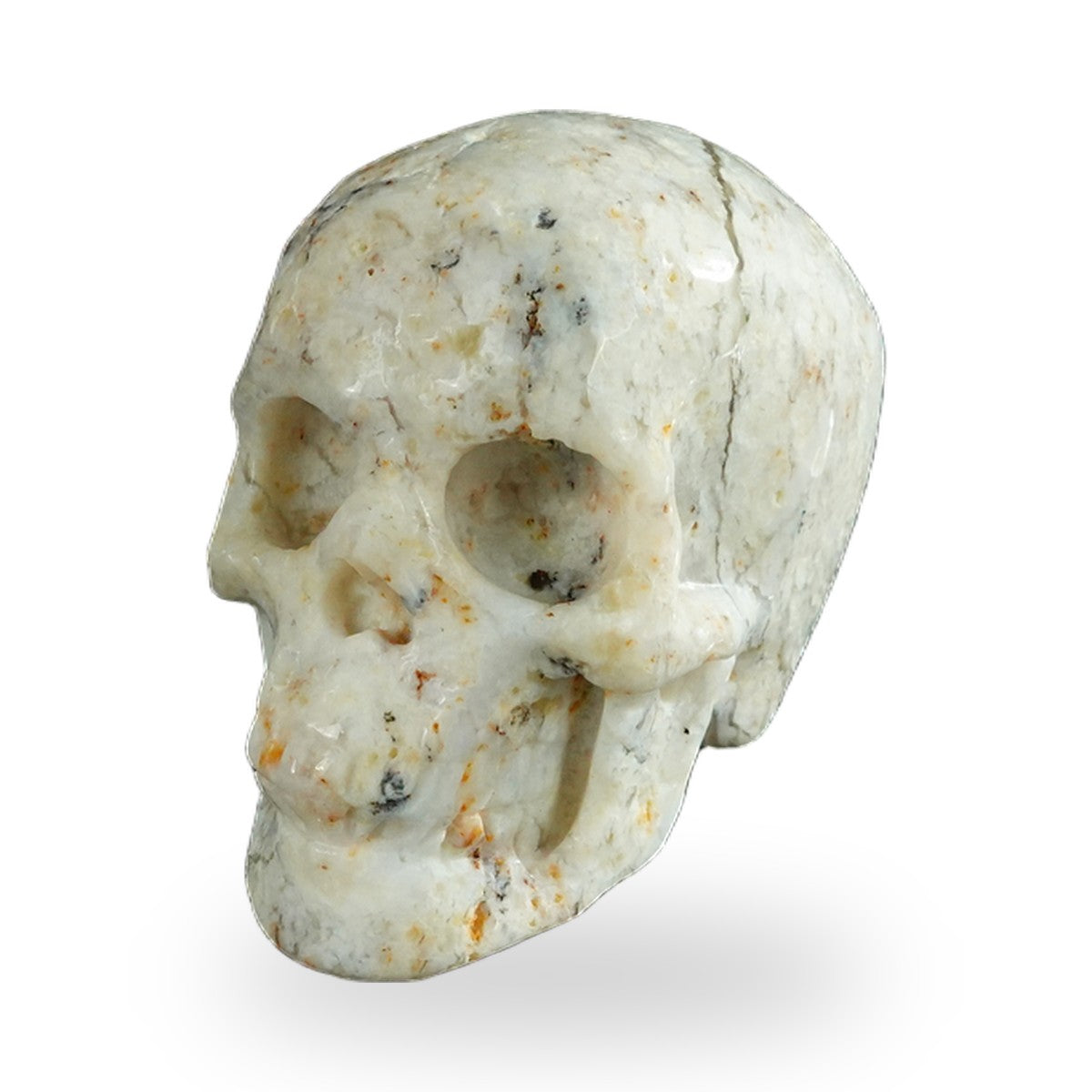 White Opal crystal skull 2.2" SKH20WO16 photo 8